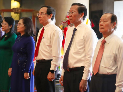 Chuyển động - Lãnh đạo TPHCM dự Lễ dâng cúng bánh tét lên Quốc tổ Hùng Vương