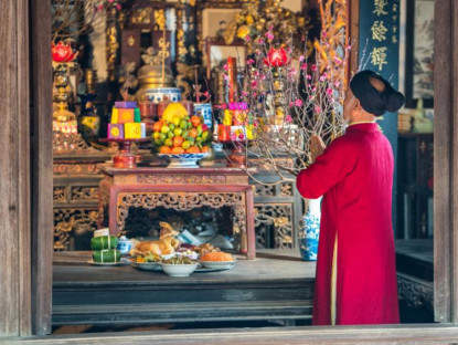 Lễ hội - Lễ trừ tịch tiễn vị thần năm cũ, đón vị thần năm mới trong đêm giao thừa của người Việt