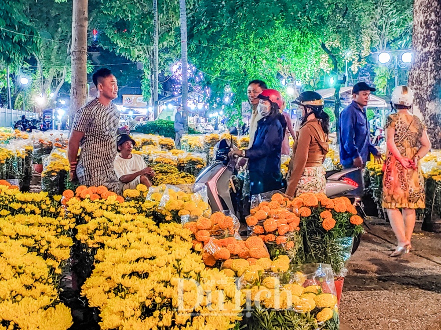 Hoa tết giảm giá sâu, chợ hoa xuân vẫn vắng khách mua - 11