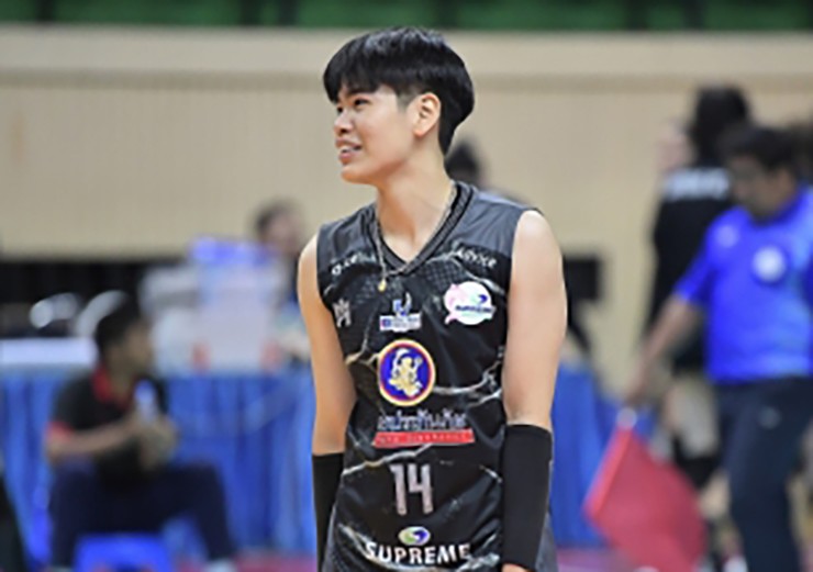 Hoa khôi bóng chuyền Linh Chi giúp CLB Thông tin đại thắng, fan mong lên tuyển - 3