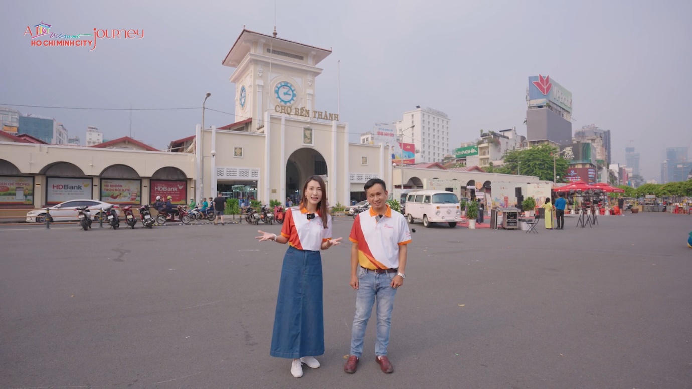 Khám phá Chợ Bến Thành cùng diễn viên Hoàng Oanh và đầu bếp Alain Nguyễn - 1