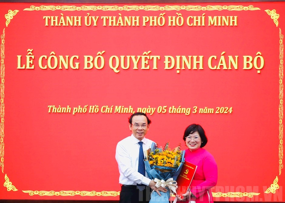 Bà Văn Thị Bạch Tuyết làm Trưởng ban Tổ chức Thành ủy TP.HCM - 1