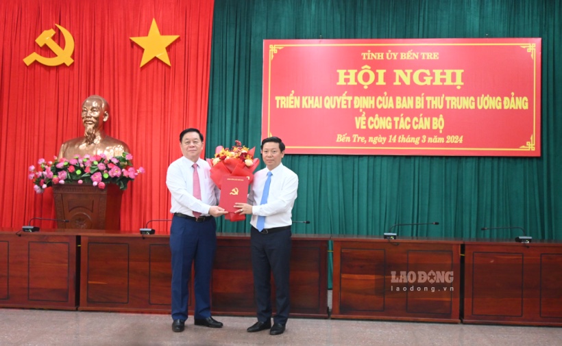 Ông Trần Thanh Lâm giữ chức Phó Bí thư Tỉnh ủy Bến Tre - 1