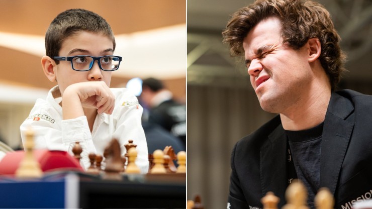 "Vua cờ" Carlsen thua đối thủ 10 tuổi, lý do "đầu hàng" sau 48 nước - 1