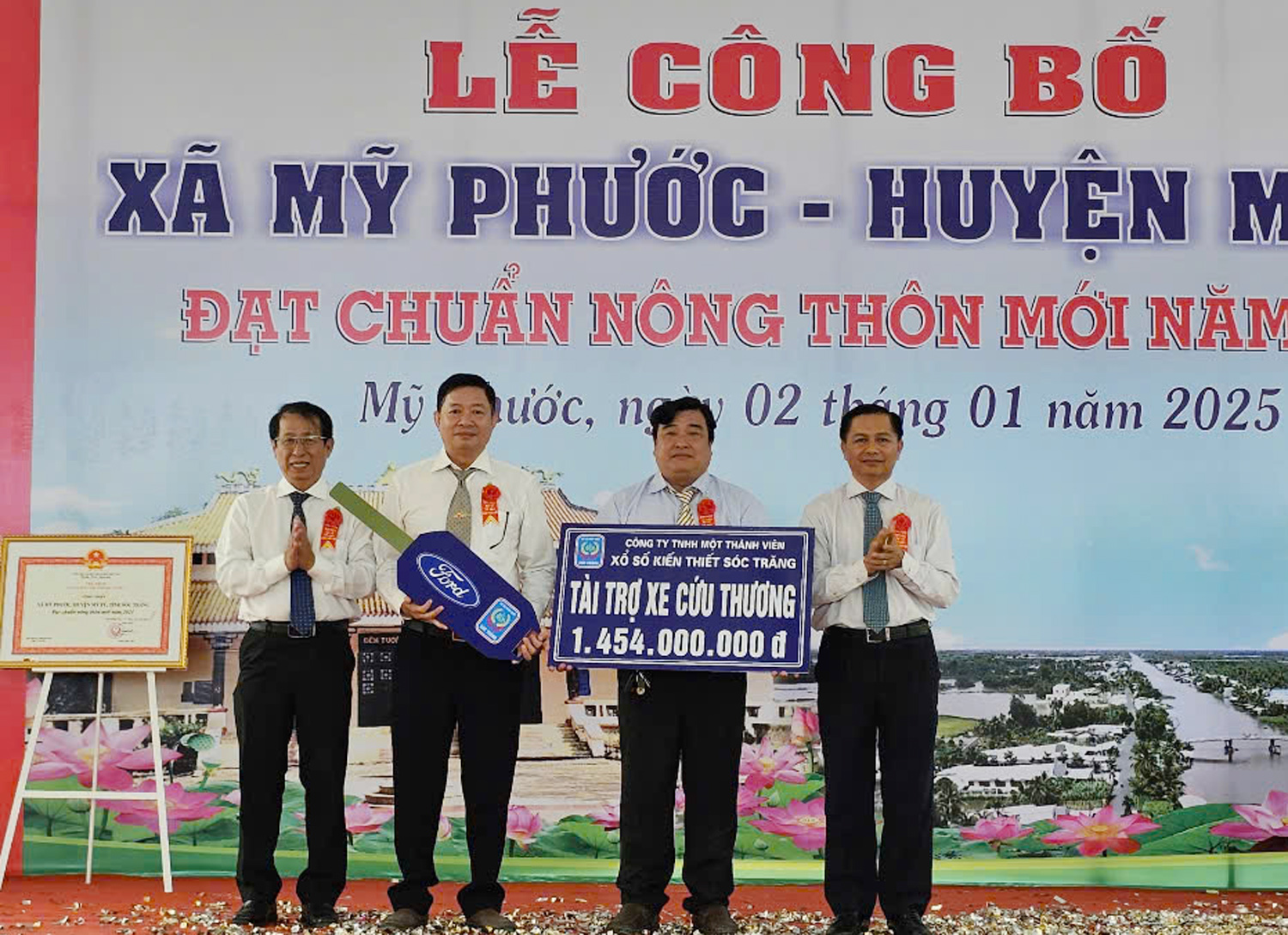 Vùng căn cứ Tỉnh ủy Sóc Trăng đạt chuẩn nông thôn mới - 2