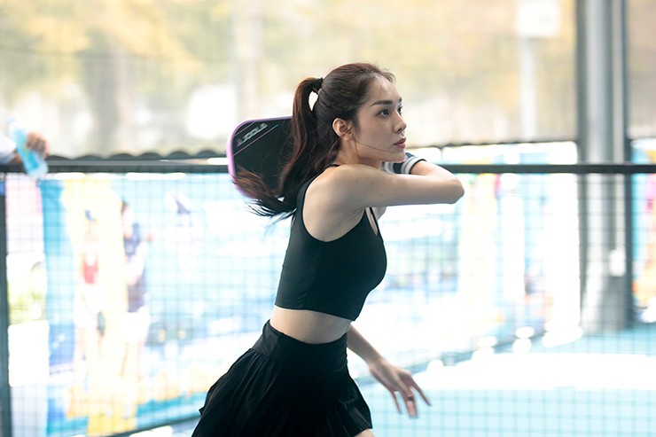 Jessie Lương cùng dàn hot girl tranh tài ở giải pickleball thể thức lạ - 10