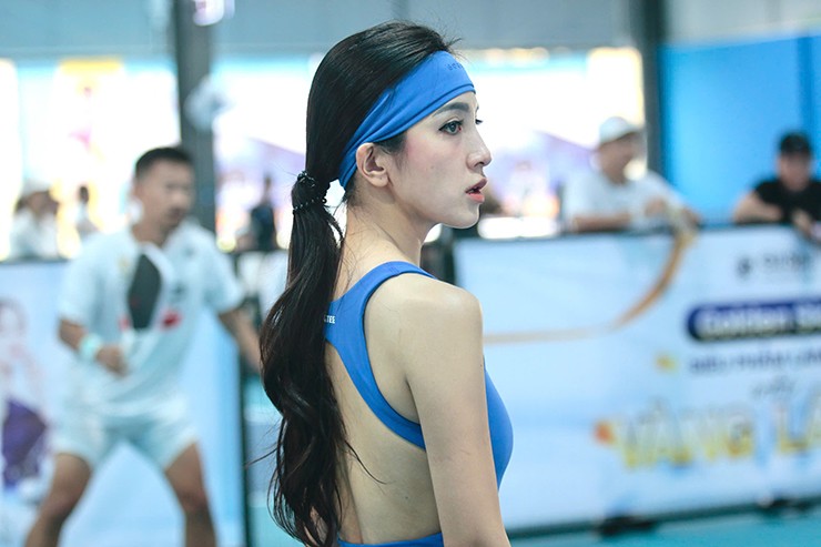 Jessie Lương cùng dàn hot girl tranh tài ở giải pickleball thể thức lạ - 5