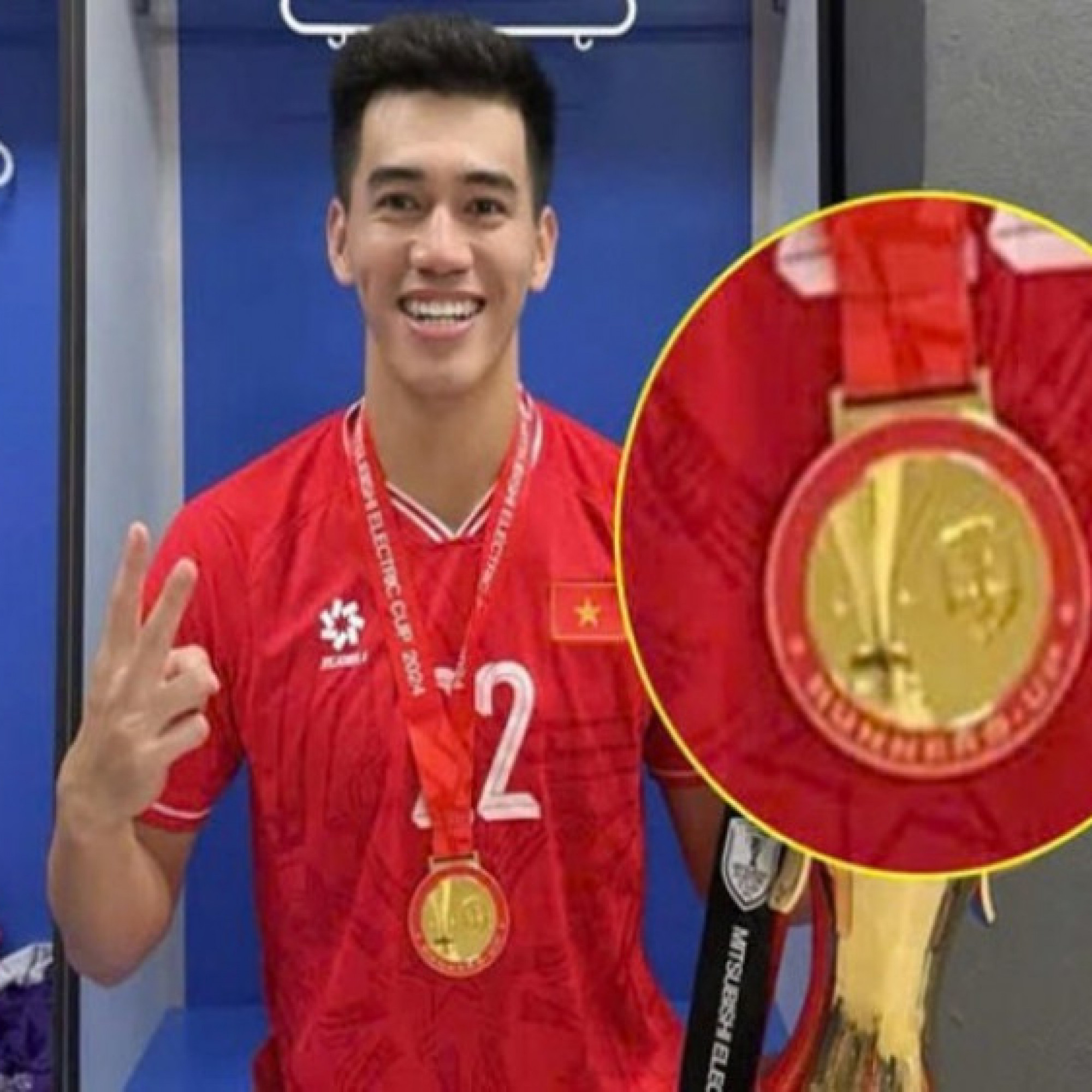  - Chuyện khó tin AFF Cup: Tiến Linh nhận nhầm chuy chương của Thái Lan