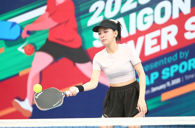 Dàn người đẹp lai Tây lần đầu ra sân, gây ấn tượng giải pickleball ở TP.HCM - 12