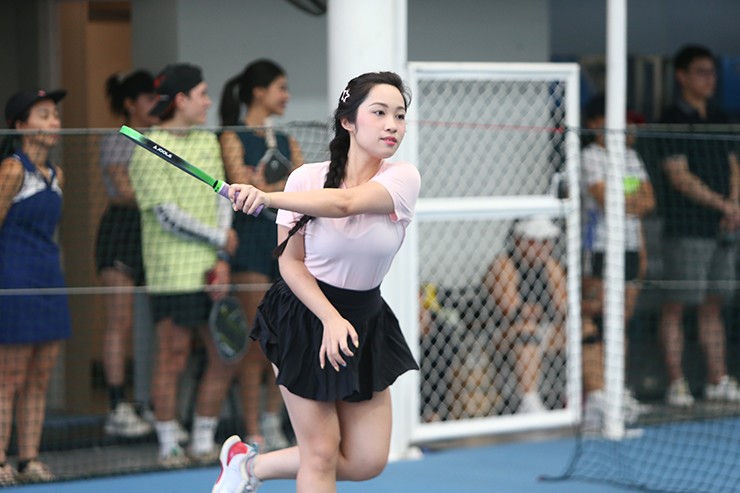 Dàn người đẹp lai Tây lần đầu ra sân, gây ấn tượng giải pickleball ở TP.HCM - 4