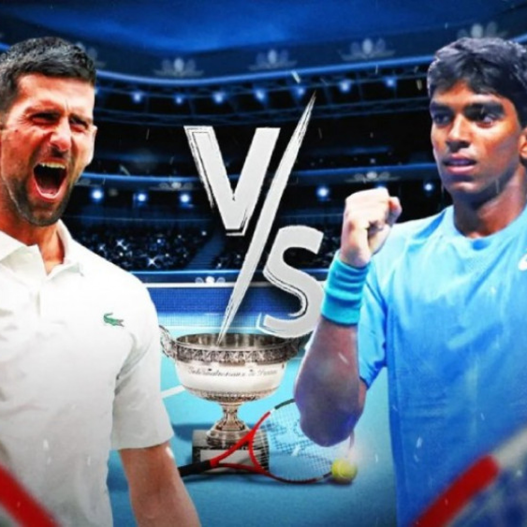  - Trực tiếp tennis Djokovic - Basavareddy: Sức trẻ thách thức Nole (Australian Open)