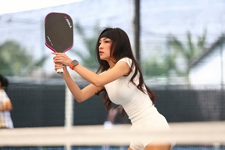 Dàn người đẹp nóng bỏng vui Tết vẫn không quên pickleball, chăm tập để “săn” danh hiệu - 8