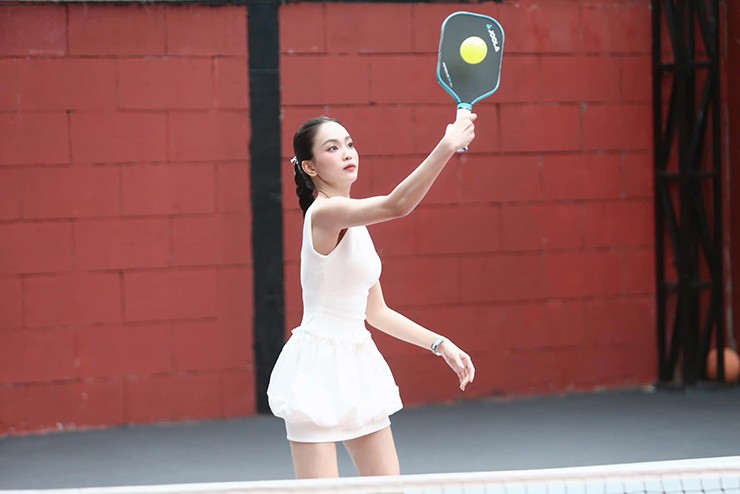 Dàn người đẹp nóng bỏng vui Tết vẫn không quên pickleball, chăm tập để “săn” danh hiệu - 2