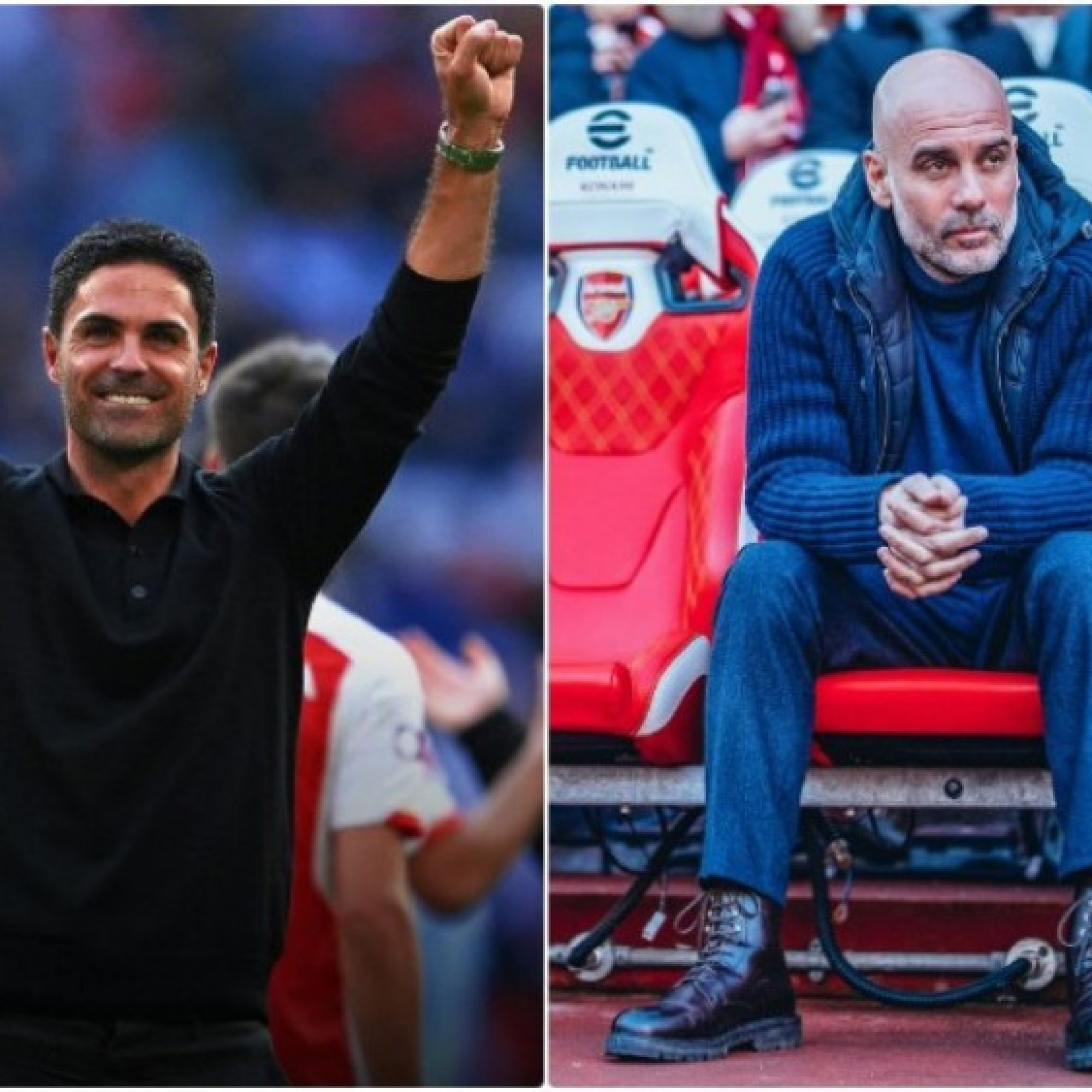  - Man City thảm bại trước Arsenal: Arteta hết lời khen học trò, Pep Guardiola nói gì?