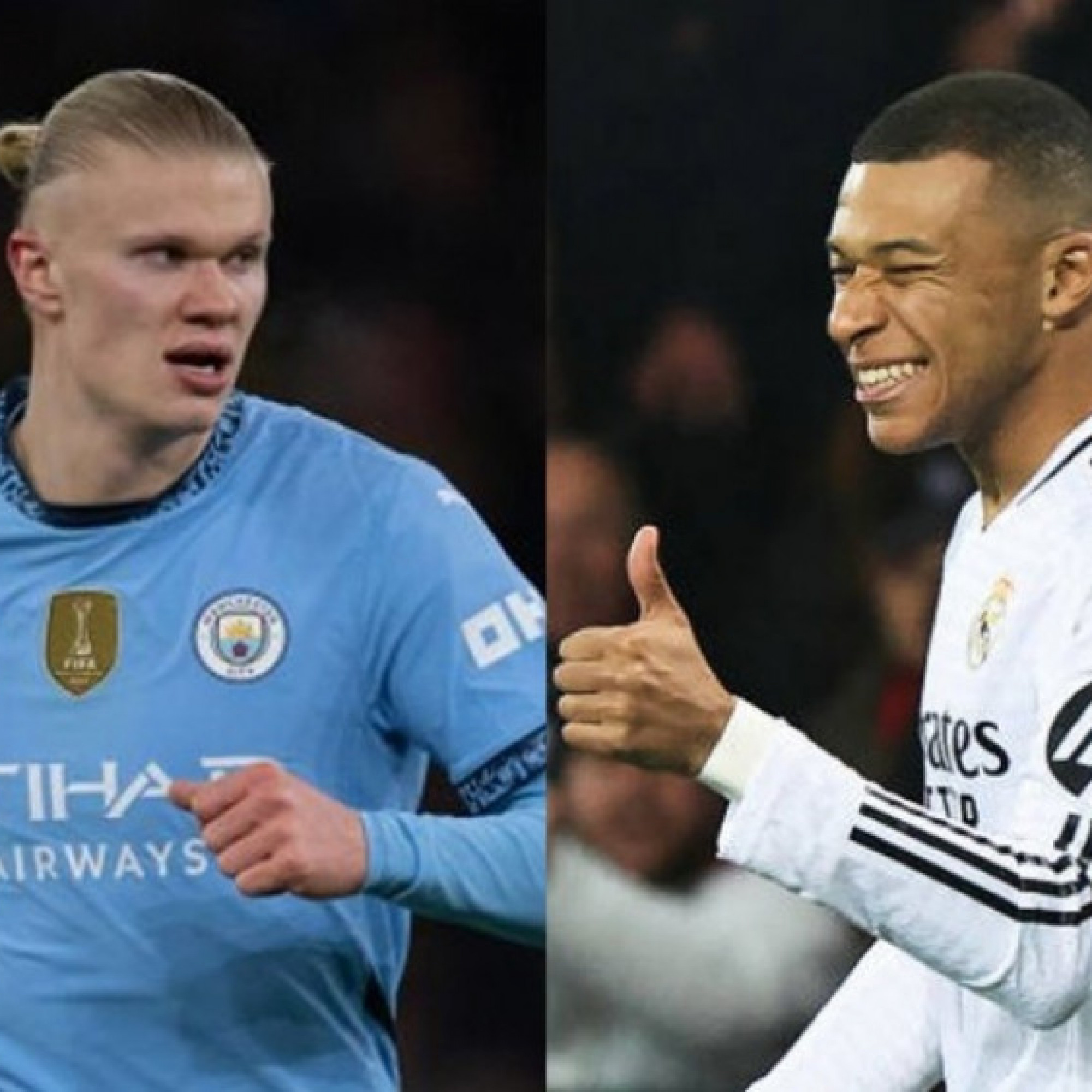  - Tinh hoa hội tụ siêu đội hình Man City - Real giá 1 tỷ euro, Haaland so kè Mbappe