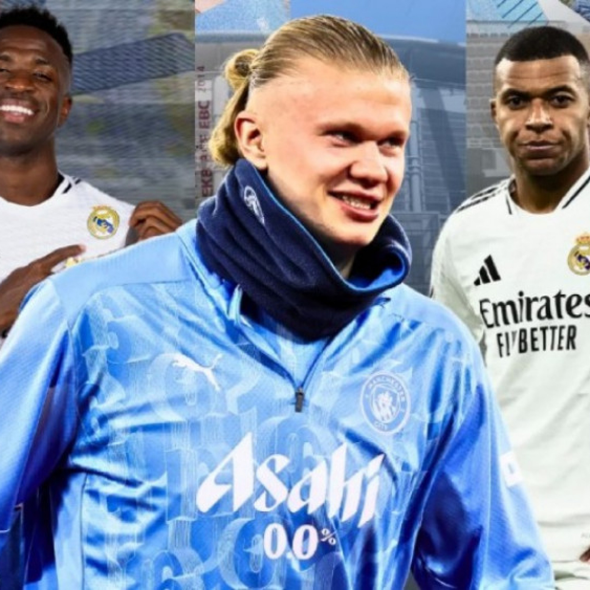  - Đại chiến Real - Man City dễ thành đại họa, Mbappe lo lắng vì Vinicius - Haaland (Clip 1 phút)