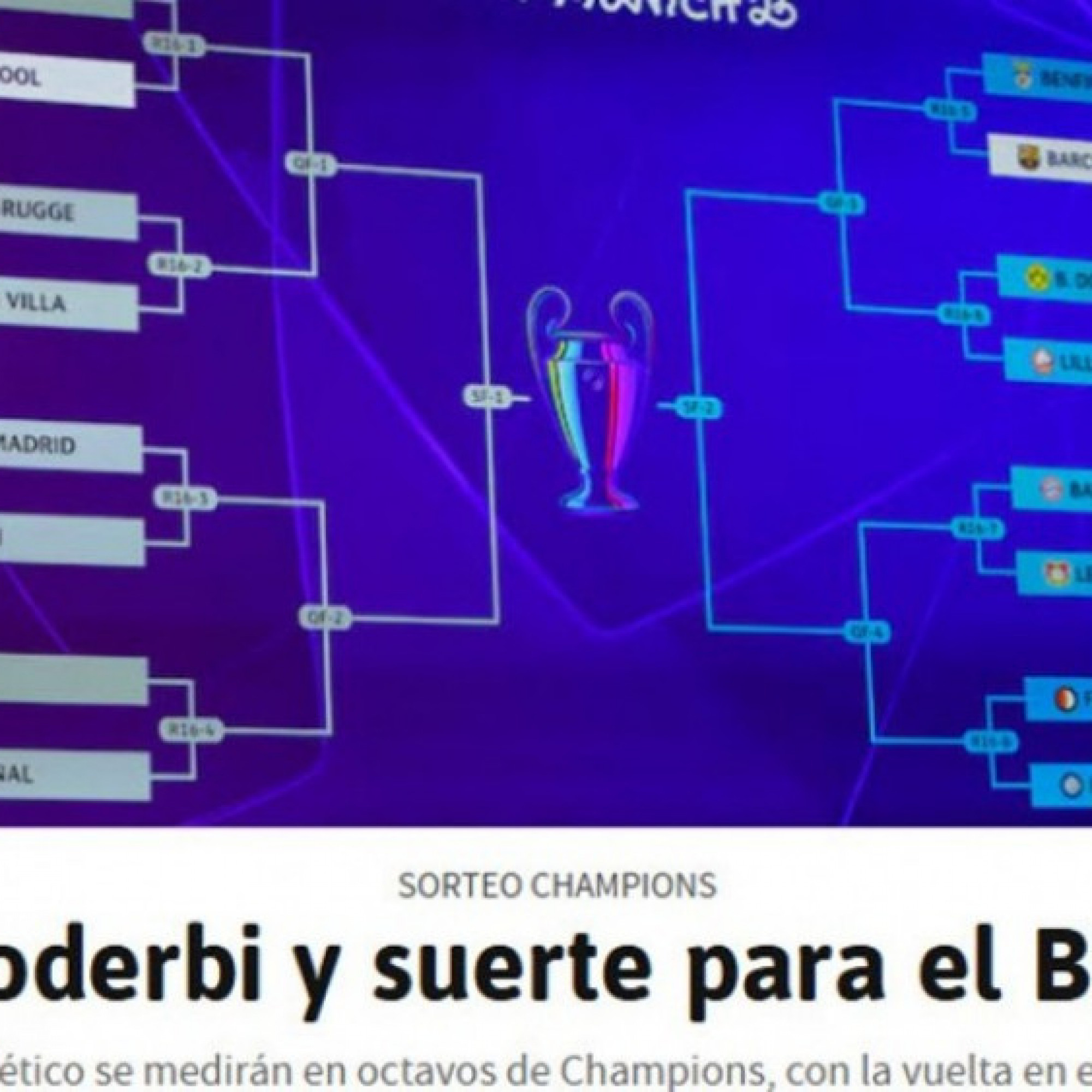  - Bốc thăm Cup C1: Barca gặp may, báo chí soi derby Madrid