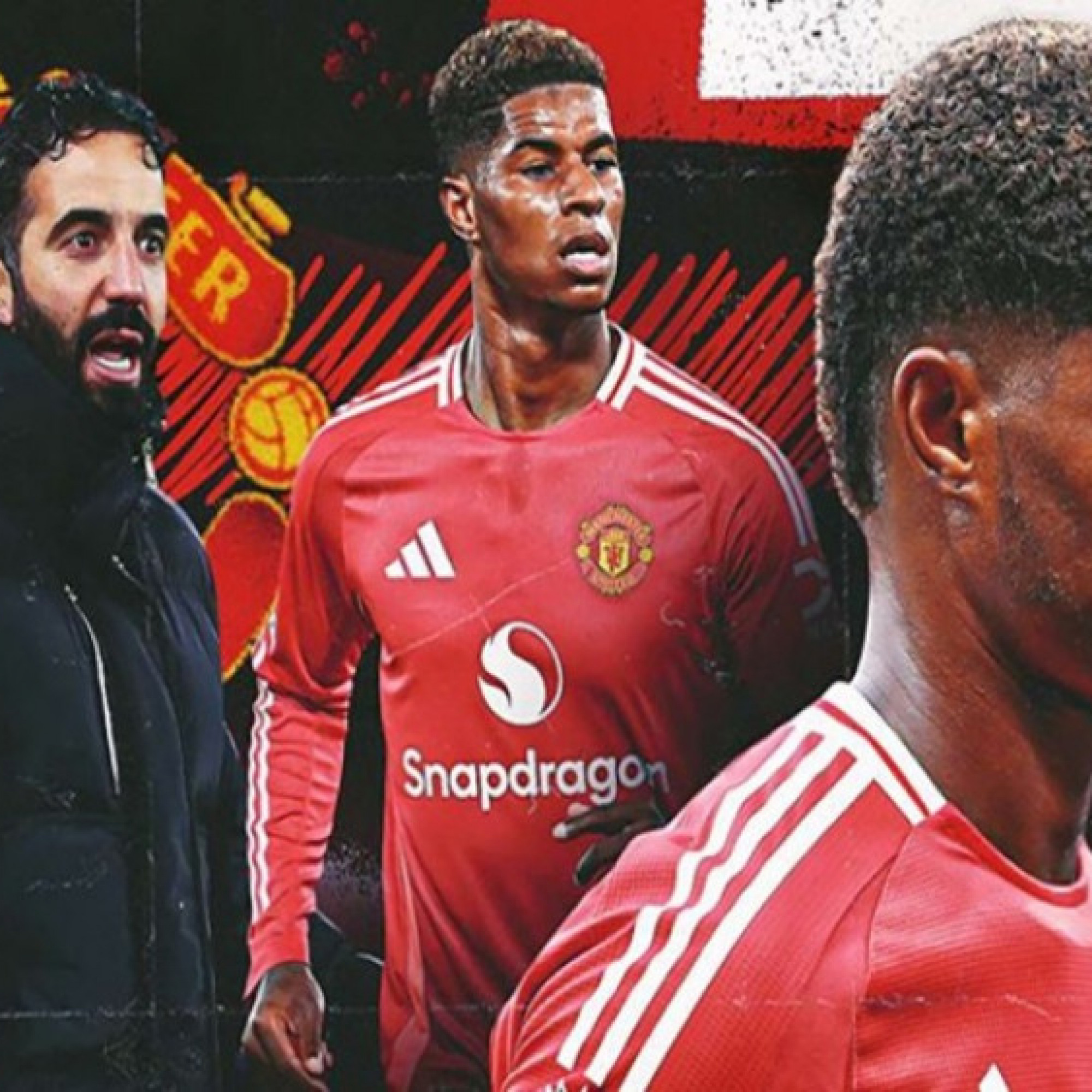  - MU mất gần hết cầu thủ chạy cánh, Amorim sai lầm với Rashford và Antony