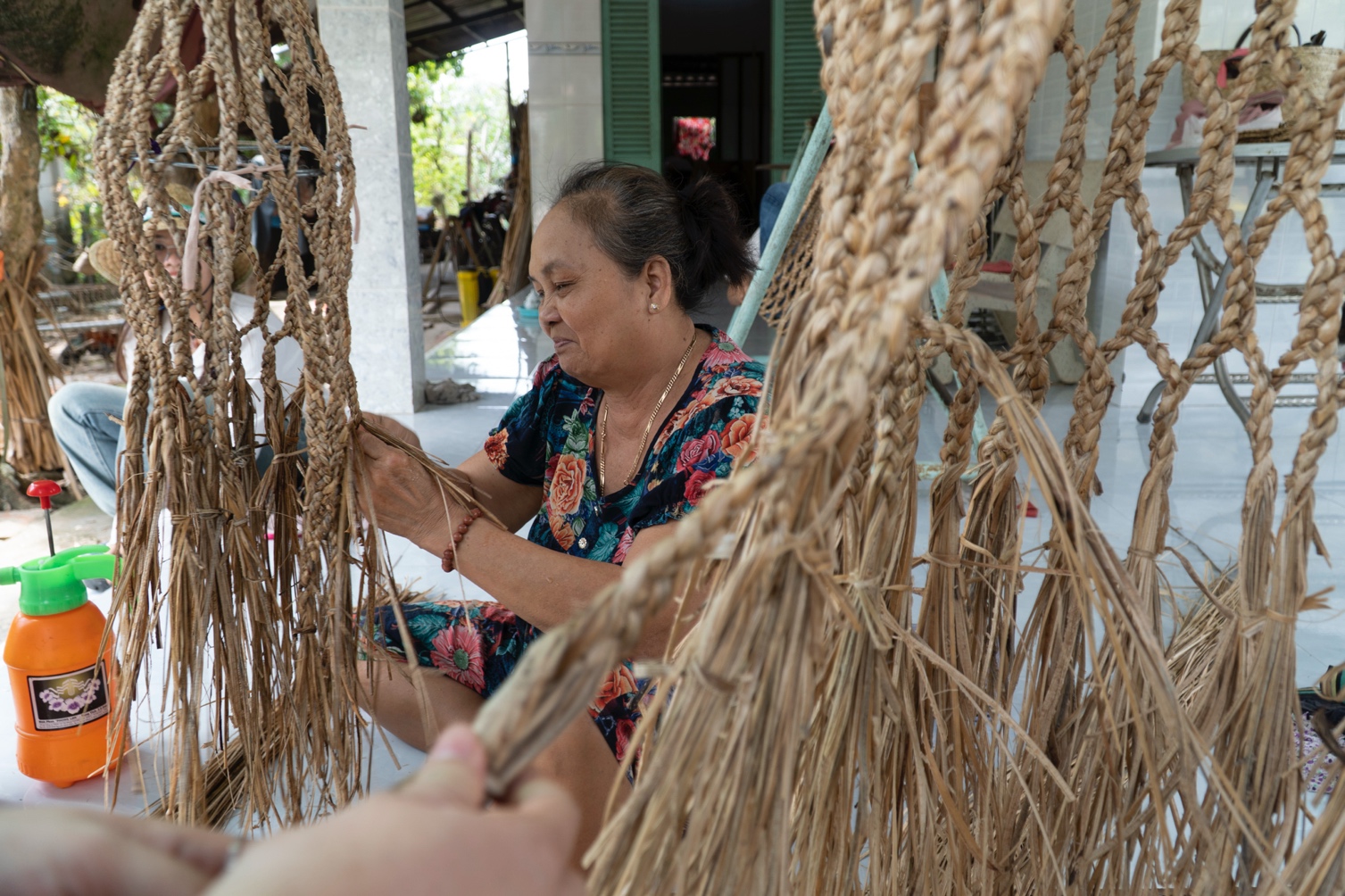 Người đánh võng chuối duy nhất trên cù lao Tân Phong - 5