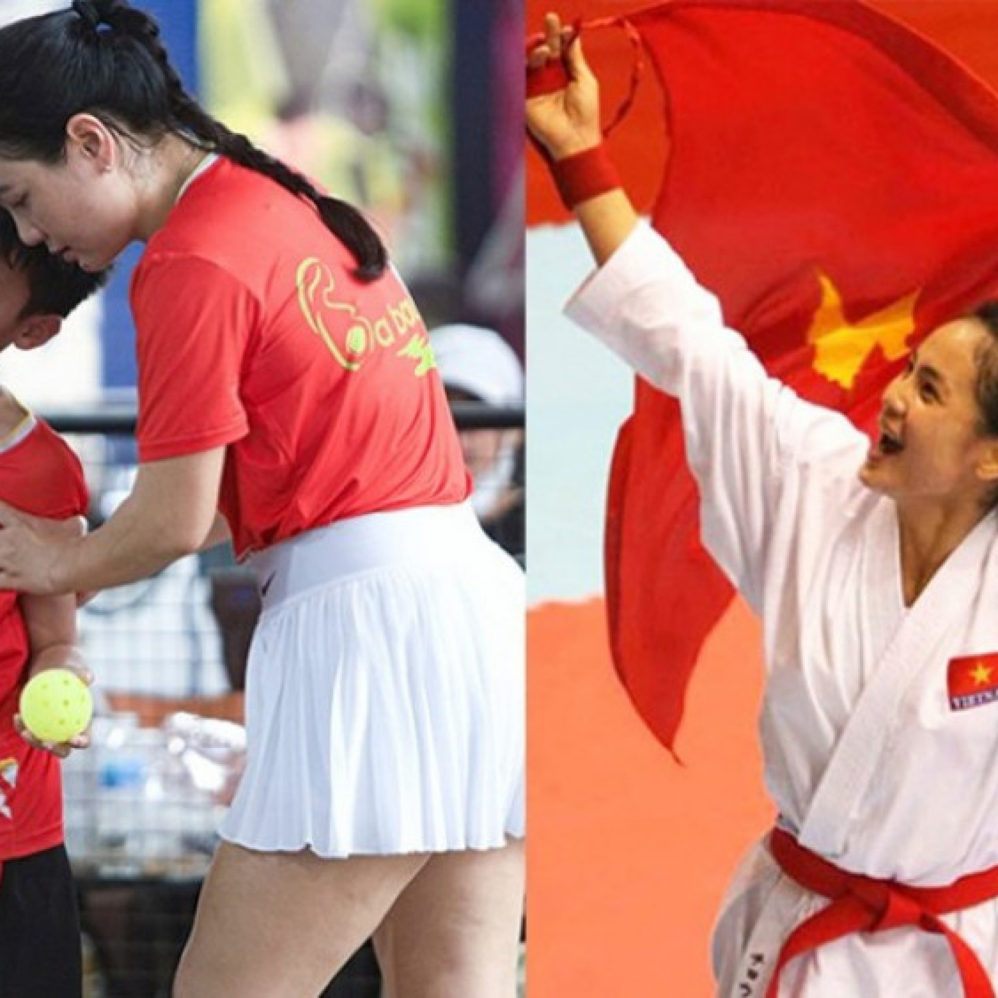  - Bất ngờ “bóng hồng” đại náo giải pickleball nội dung độc lạ: Võ sỹ karate vô địch SEA Games