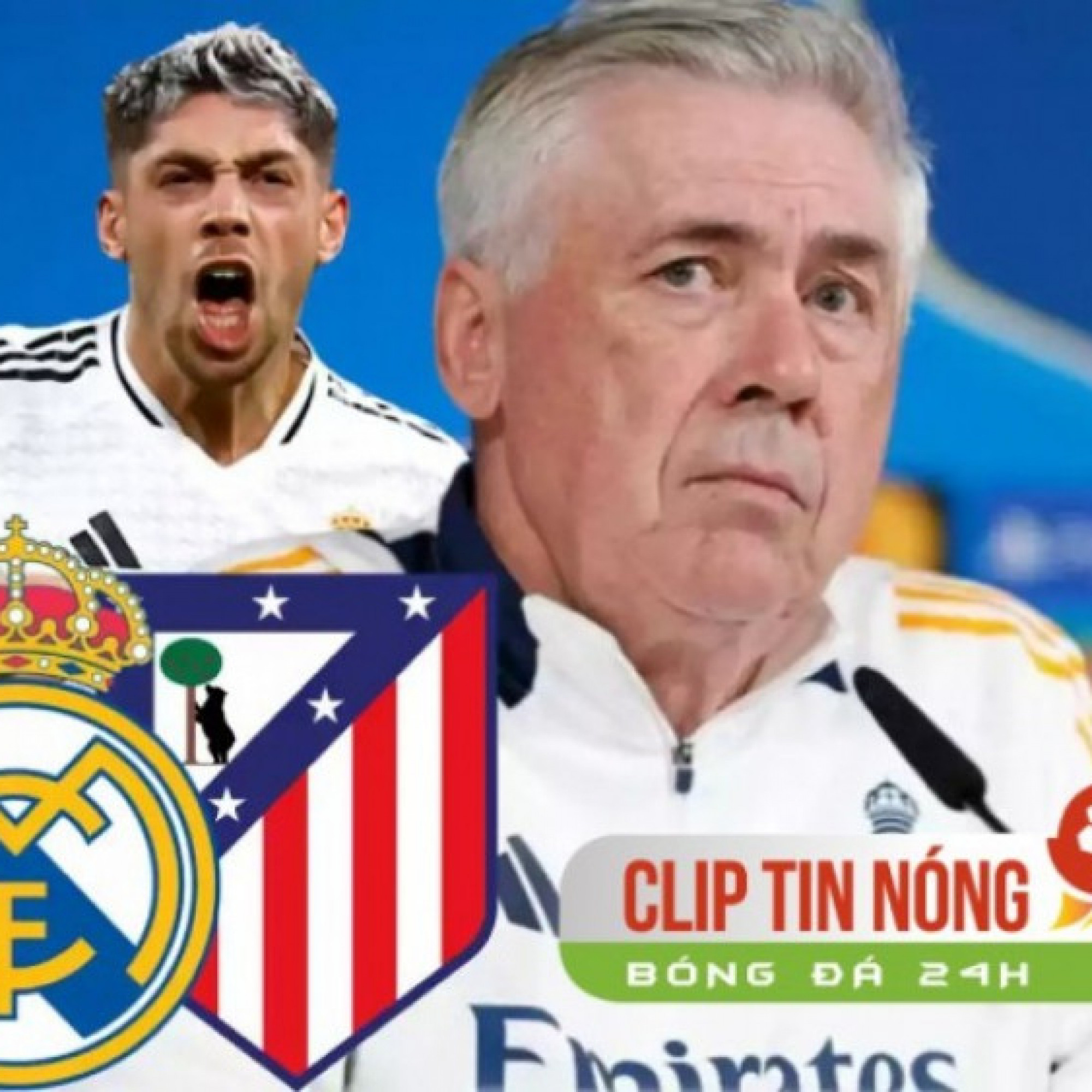  - Ancelotti - Real hồi hộp chờ tin "người không phổi" trước đại chiến với Atletico (Clip tin nóng)