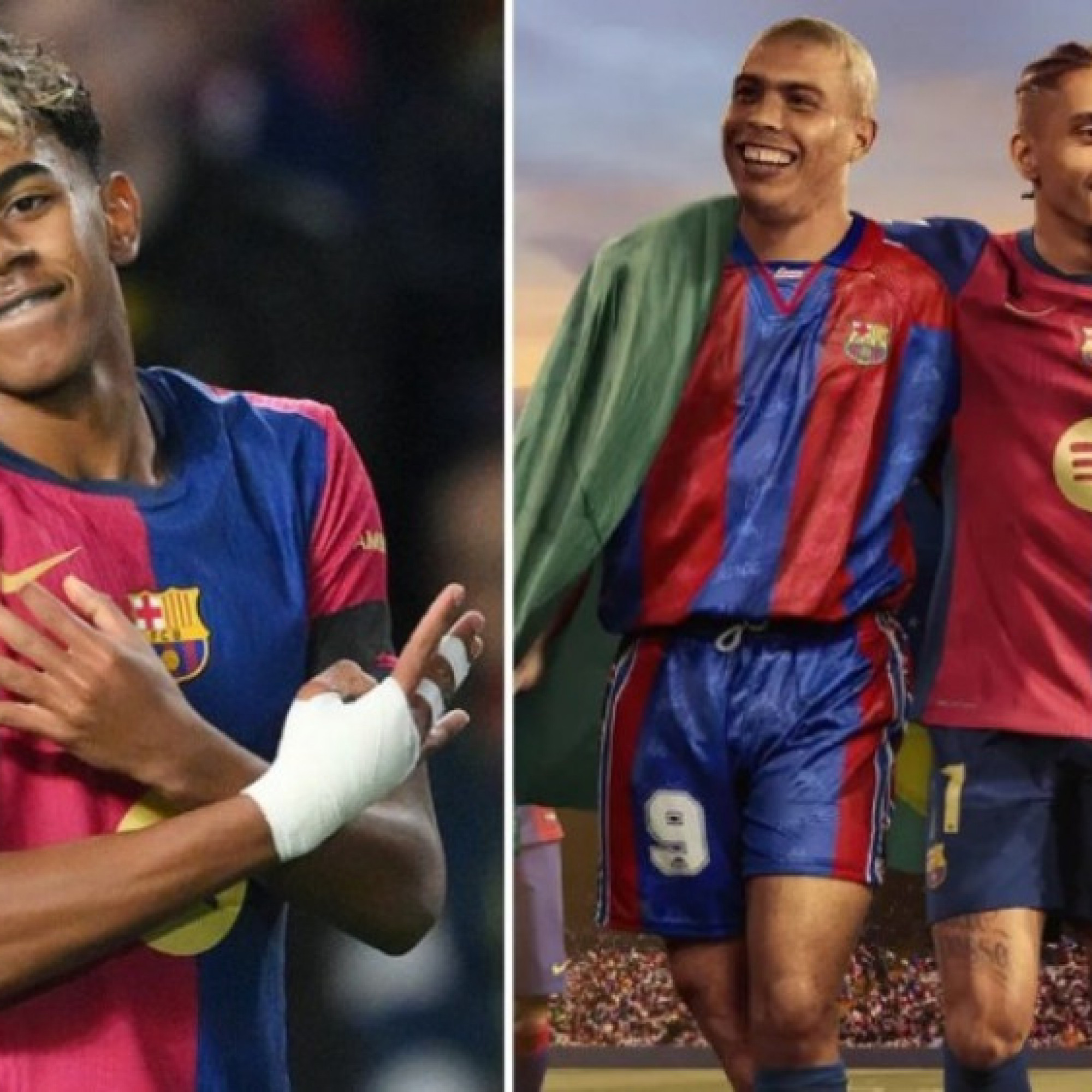  - Sao trẻ Yamal đi vào lịch sử Cúp C1, Raphinha sánh ngang Ronaldo - Ronaldinho