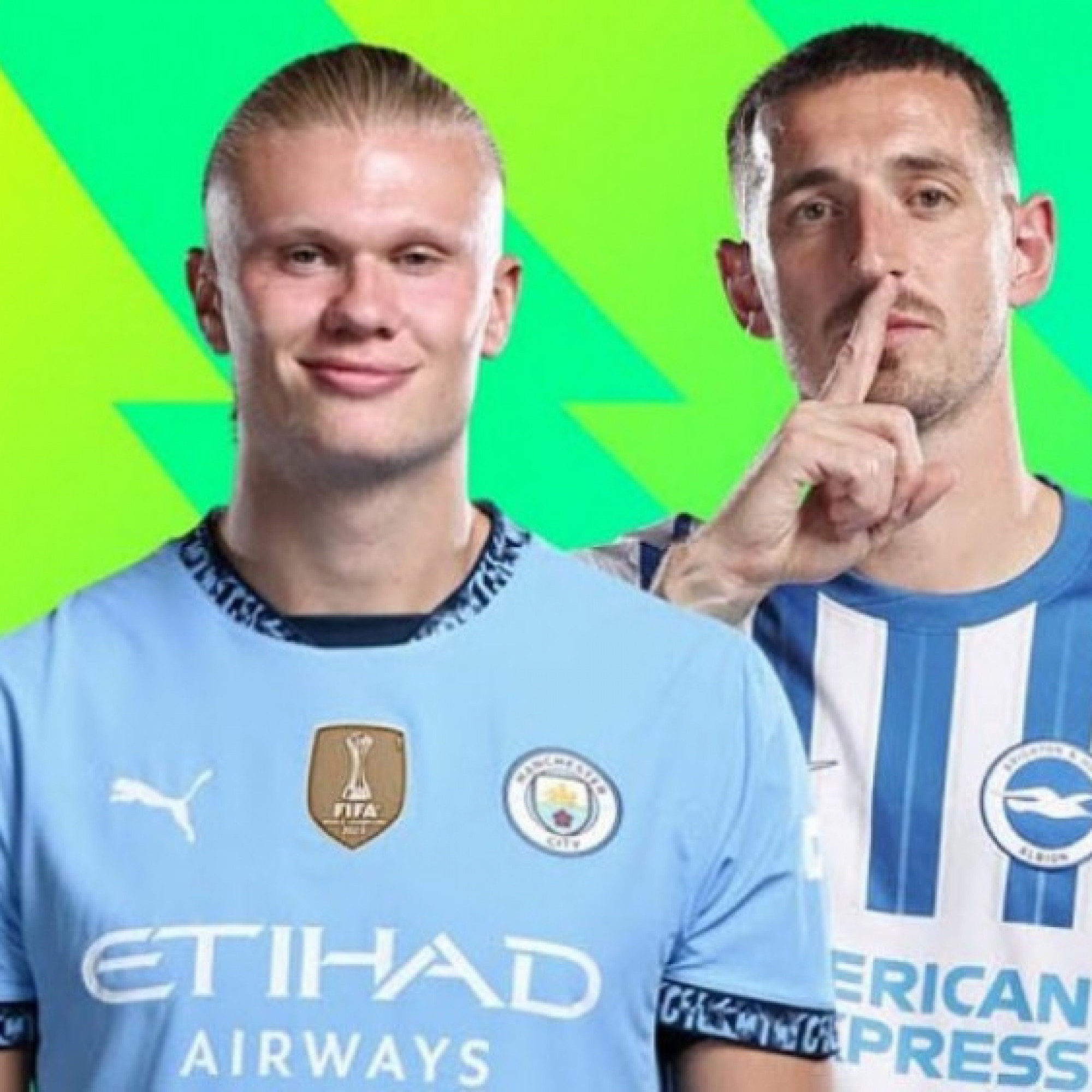  - Trực tiếp bóng đá Man City - Brighton: Cẩn thận thất thủ tại Etihad (Ngoại hạng Anh)