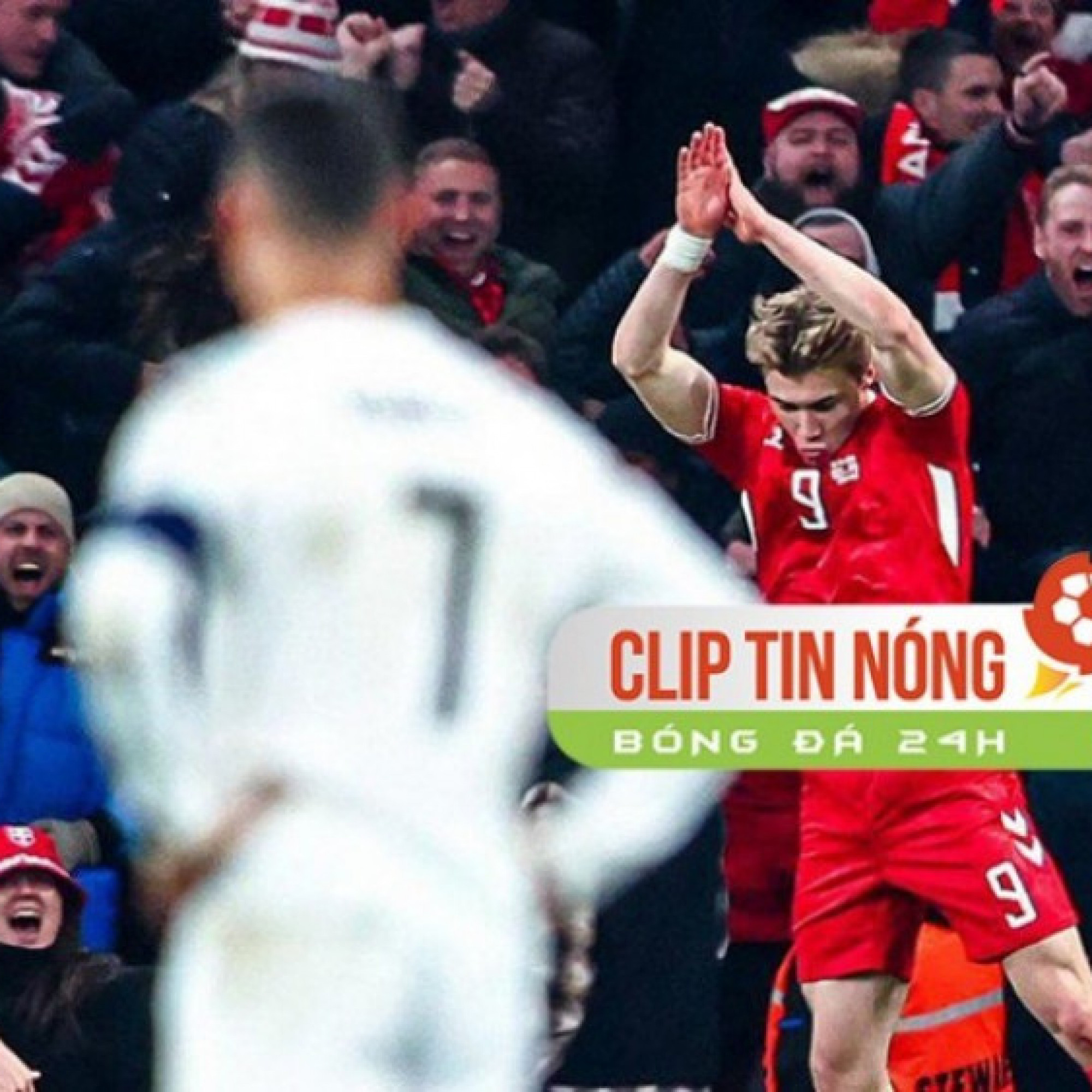  - Hojlund ghi bàn hạ Bồ Đào Nha, ăn mừng "Siu" trước mặt Ronaldo (Clip tin nóng)