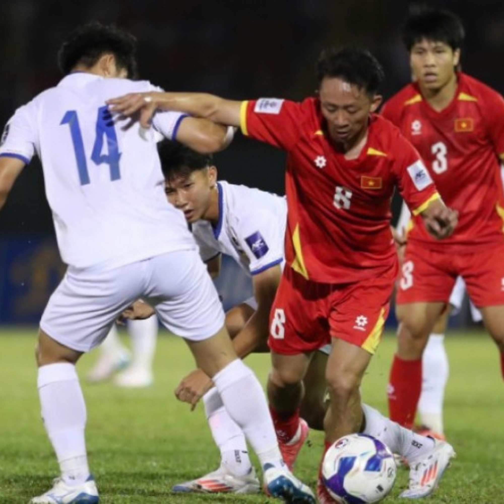  - Video bóng đá Việt Nam - Lào: Ngọc Quang mở điểm, cơ hội liên hồi (Asian Cup 2027)