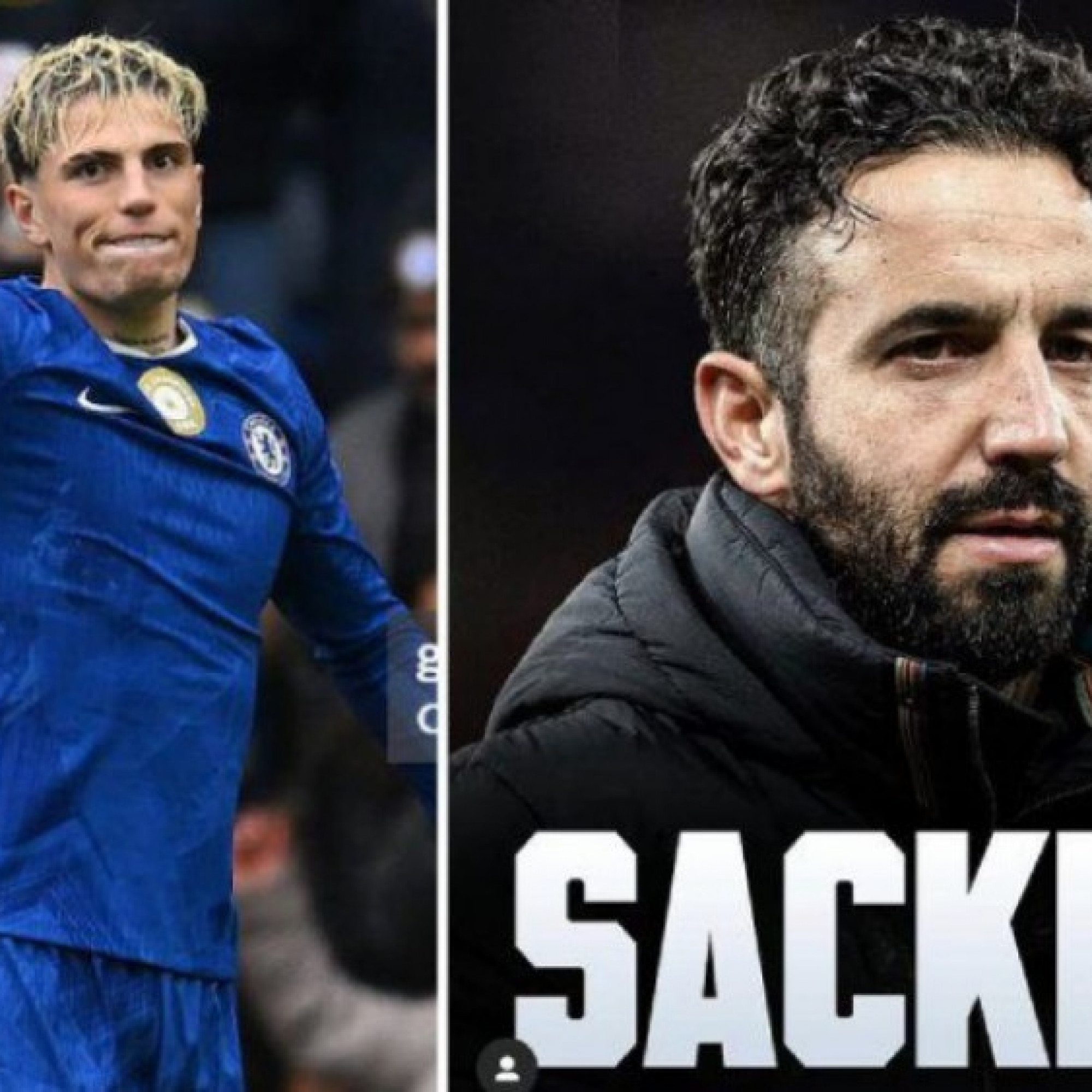  - Garnacho ăn mừng MU sa thải Amorim, mạng xã hội "dậy sóng"