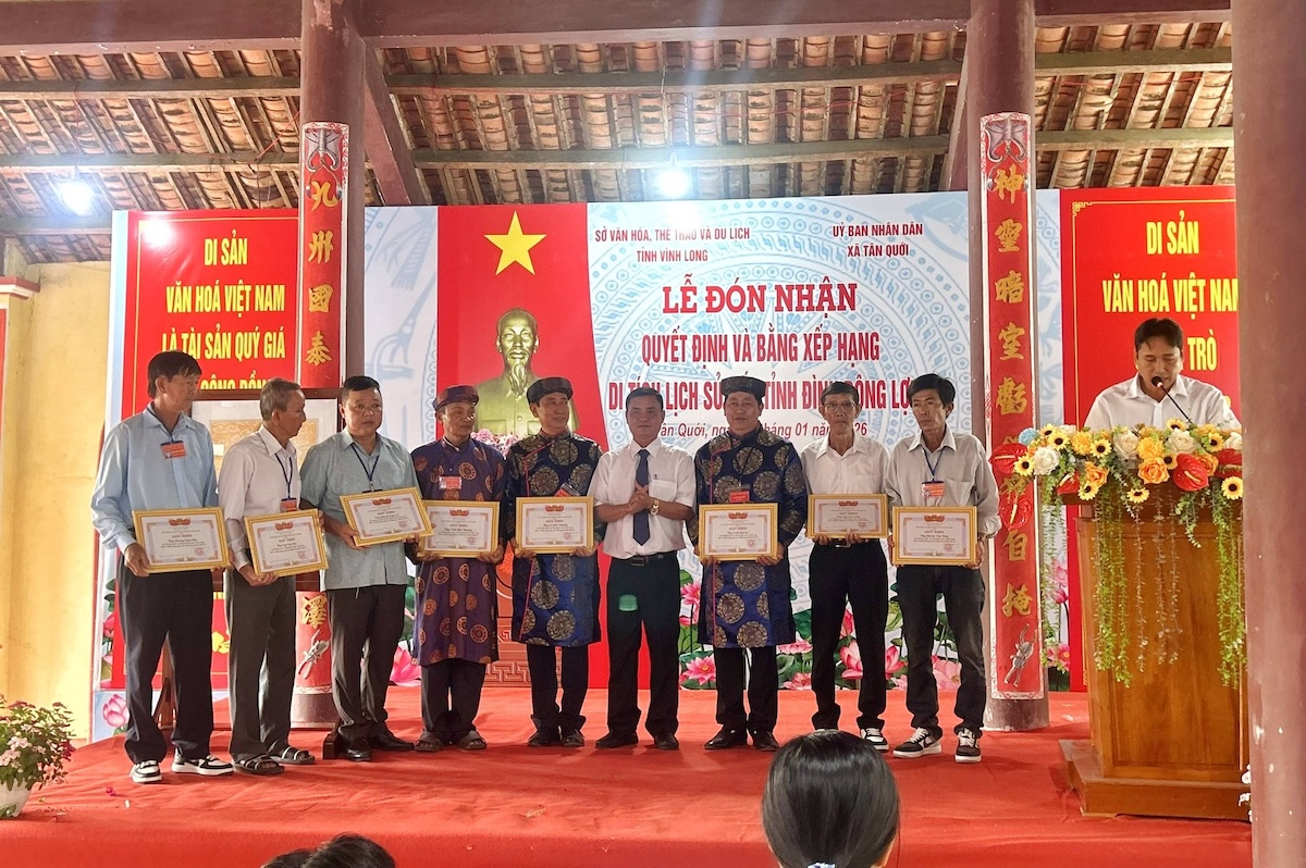 Đình Đông Lợi đón bằng xếp hạng di tích lịch sử cấp tỉnh - 4