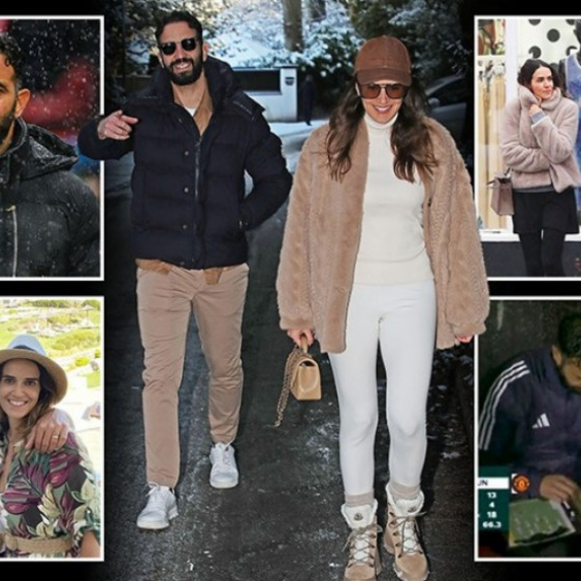  - Amorim tươi cười bên vợ trong lần đầu lộ diện sau khi bị MU sa thải