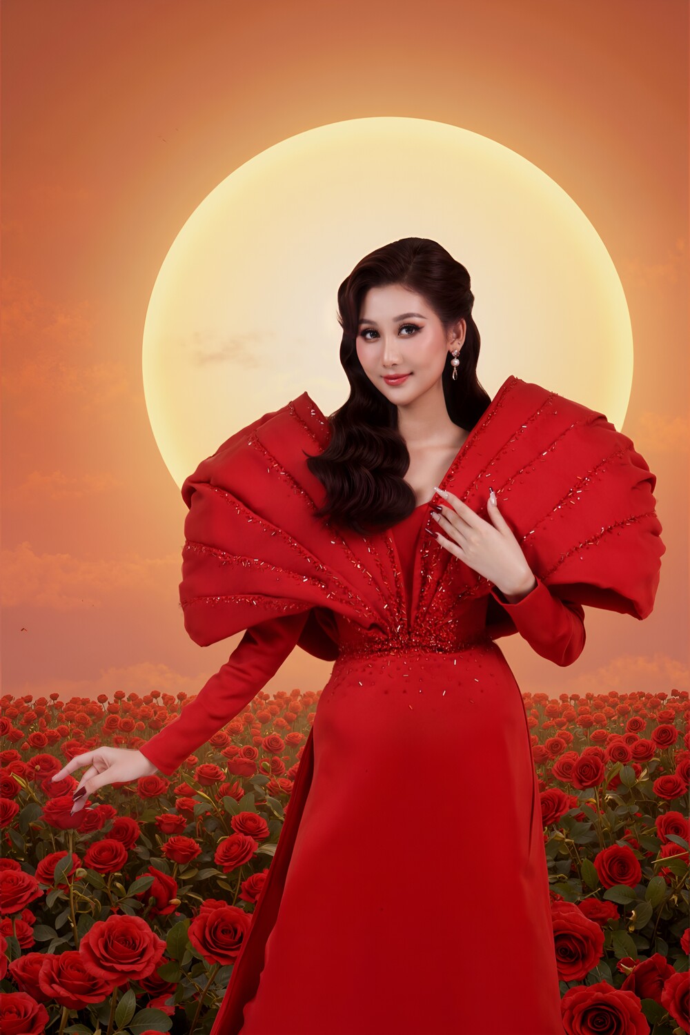 Loạt Hoa hậu đình đám “xông đất” bộ sưu tập đầu năm của NTK Duy Trần - 4