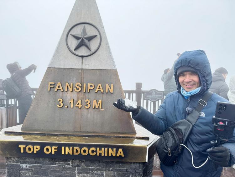 Băng giá trên đỉnh Fansipan