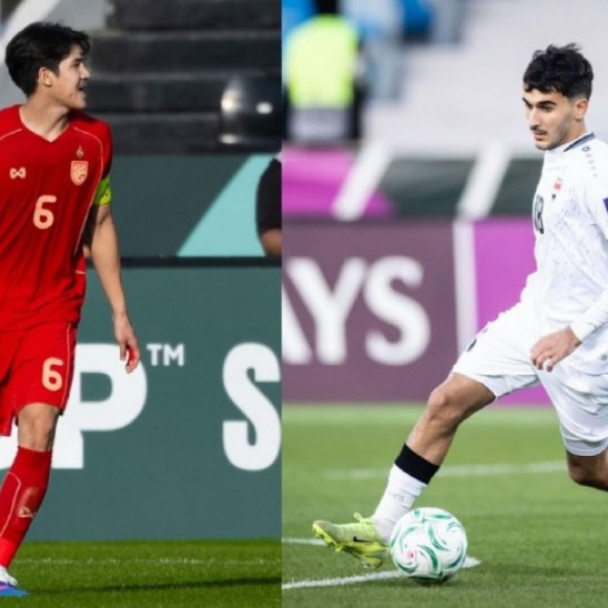  - Trực tiếp bóng đá U23 Thái Lan - U23 Iraq: U23 Thái Lan đá 5 hậu vệ (U23 châu Á)