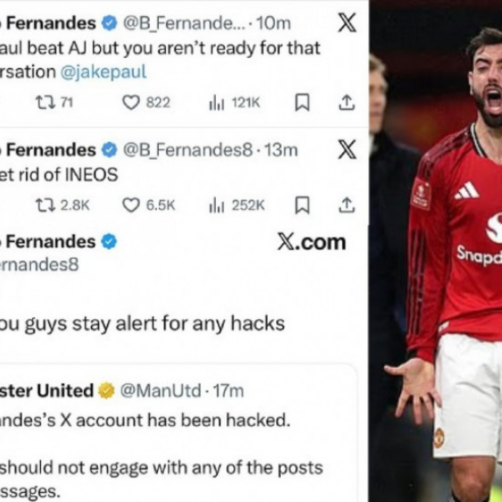  - Đội trưởng MU Fernandes có hành động lạ, đòi đuổi "ông trùm" Ratcliffe?