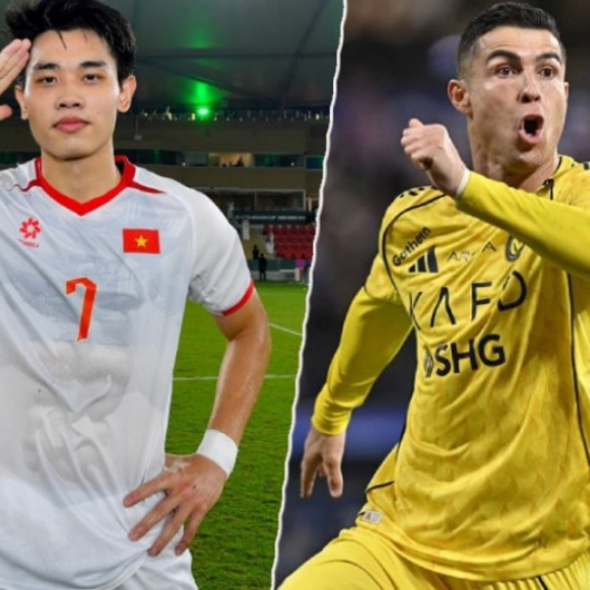  - U23 Việt Nam đá cho ông lớn Tây Á "dở khóc dở cười", số 7 Đình Bắc lu mờ Ronaldo (Clip 1 phút)