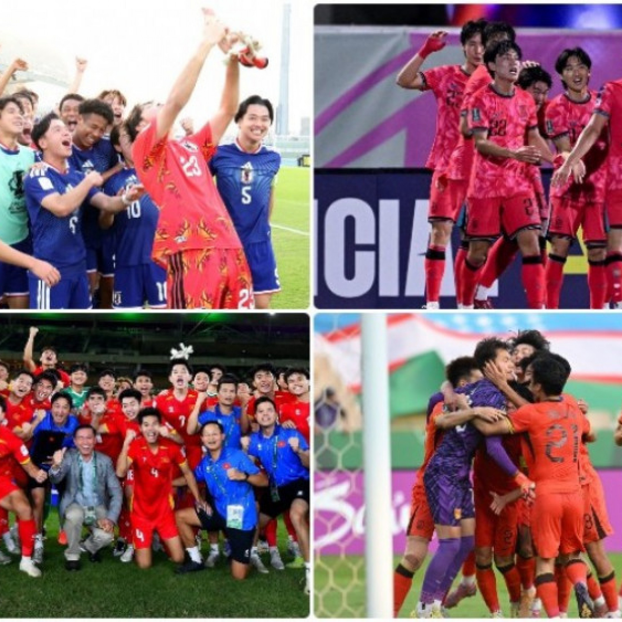  - 4 anh hào vào bán kết U23 châu Á: Tây Á sạch bóng, U23 Hàn Quốc sánh vai U23 Việt Nam