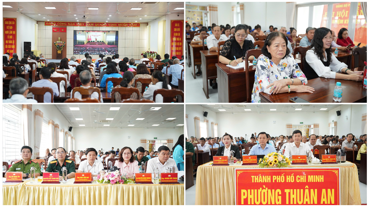 Người dân, Đảng viên cùng nhau ra phường xem trực tiếp Lễ khai mạc Đại hội Đảng - 3