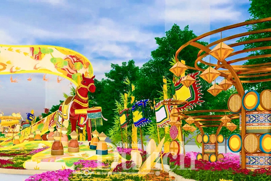 Ngựa 'chín hồng mao' xuất hiện ở Đường hoa Nguyễn Huệ Tết Bính Ngọ 2026 - 10