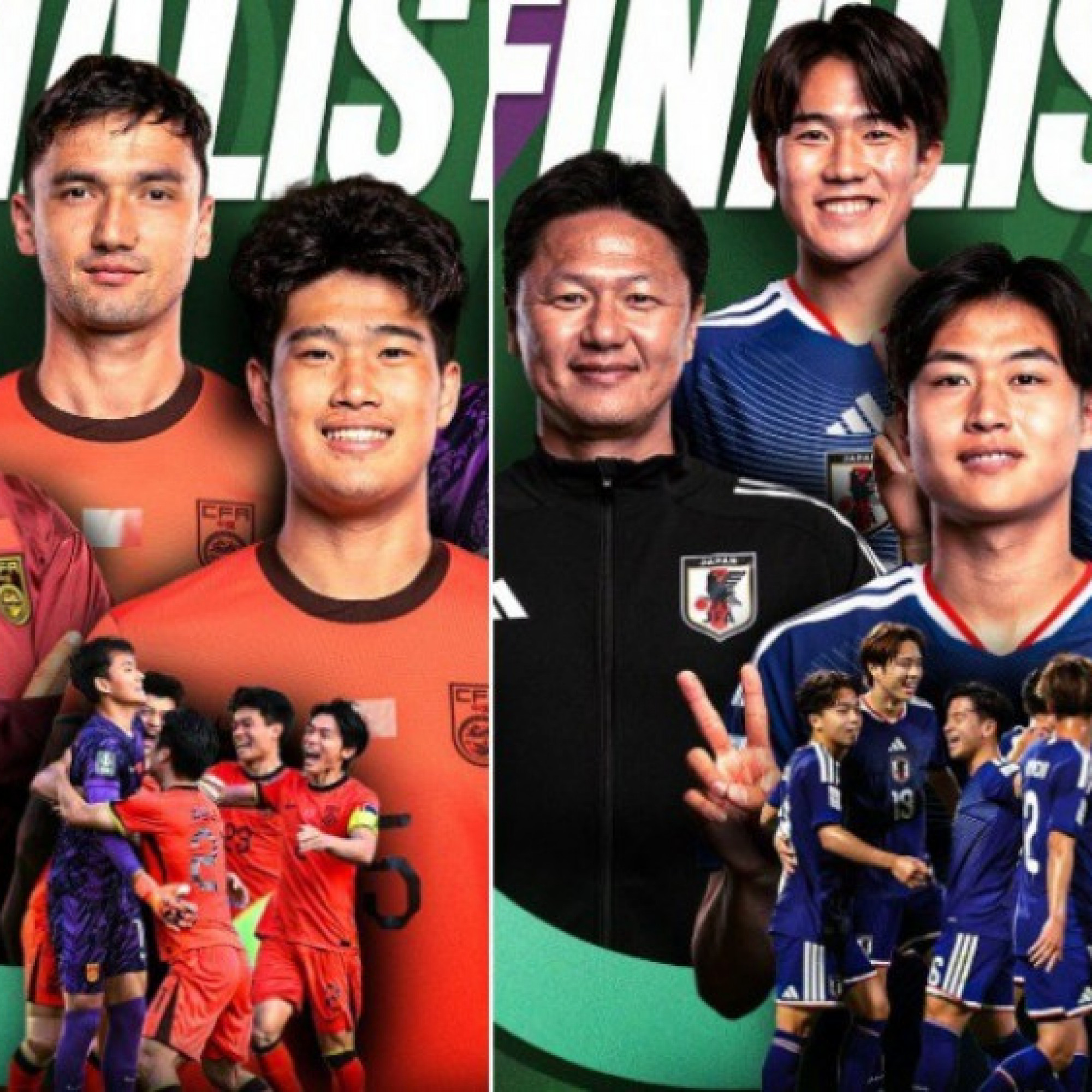  - 2 anh hào vào chung kết U23 châu Á: "Bức tường" Trung Quốc thách thức "Nhà vua" Nhật Bản