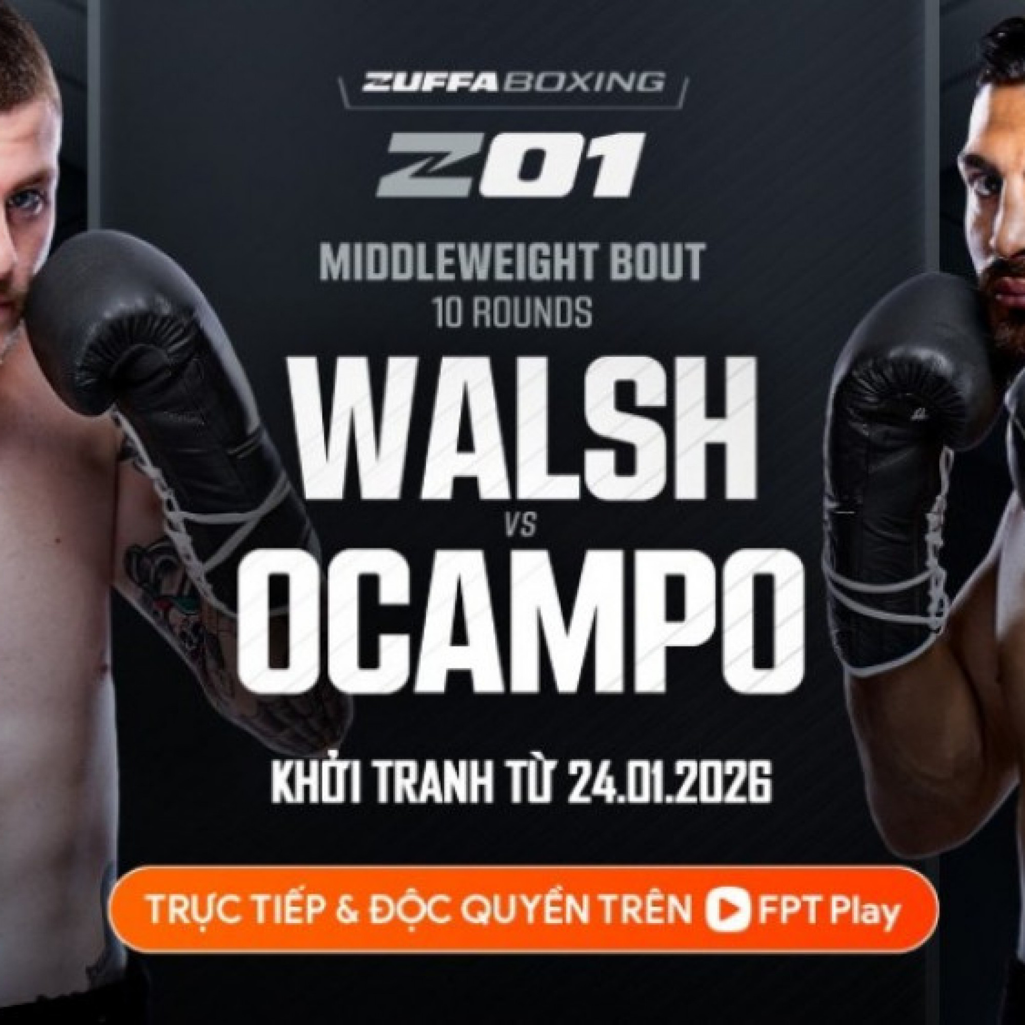  - Giải quyền Anh Zuffa Boxing lần đầu “cập bến”, phát độc quyền trên FPT Play