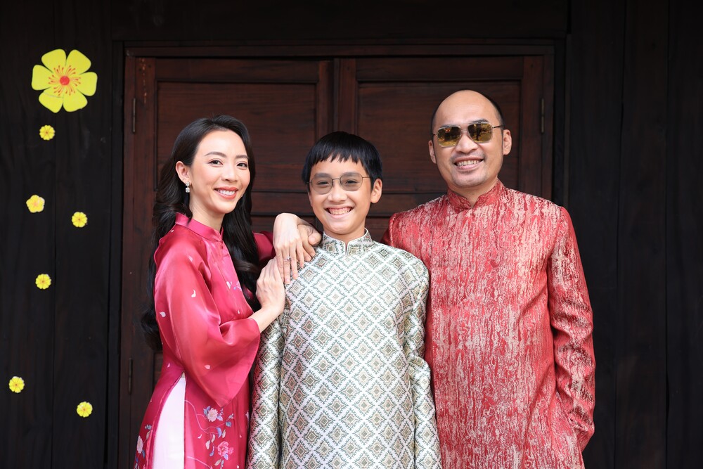 Thu Trang khoe con trai Andy 13 tuổi rưỡi cao vượt Tiến Luật nhưng phải “học” bố một việc này - 1