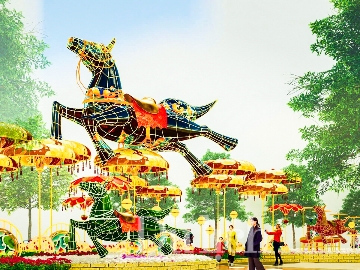 Ngắm dàn ‘siêu mã’ dần lộ diện tại các xưởng chế tác Đường hoa Tết Bính Ngọ - 15