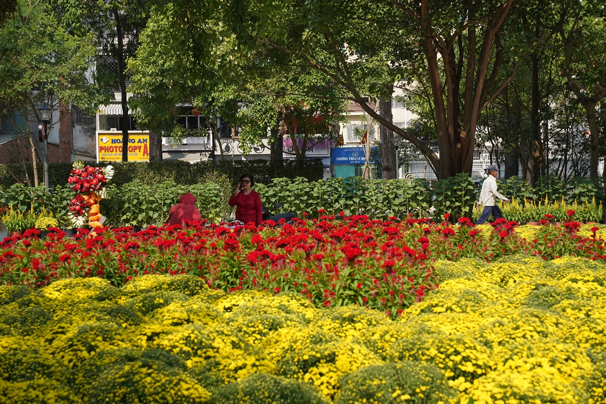 Người dân TP HCM vui xuân trong công viên đầu tiên hình thành từ ‘đất vàng’ - 6
