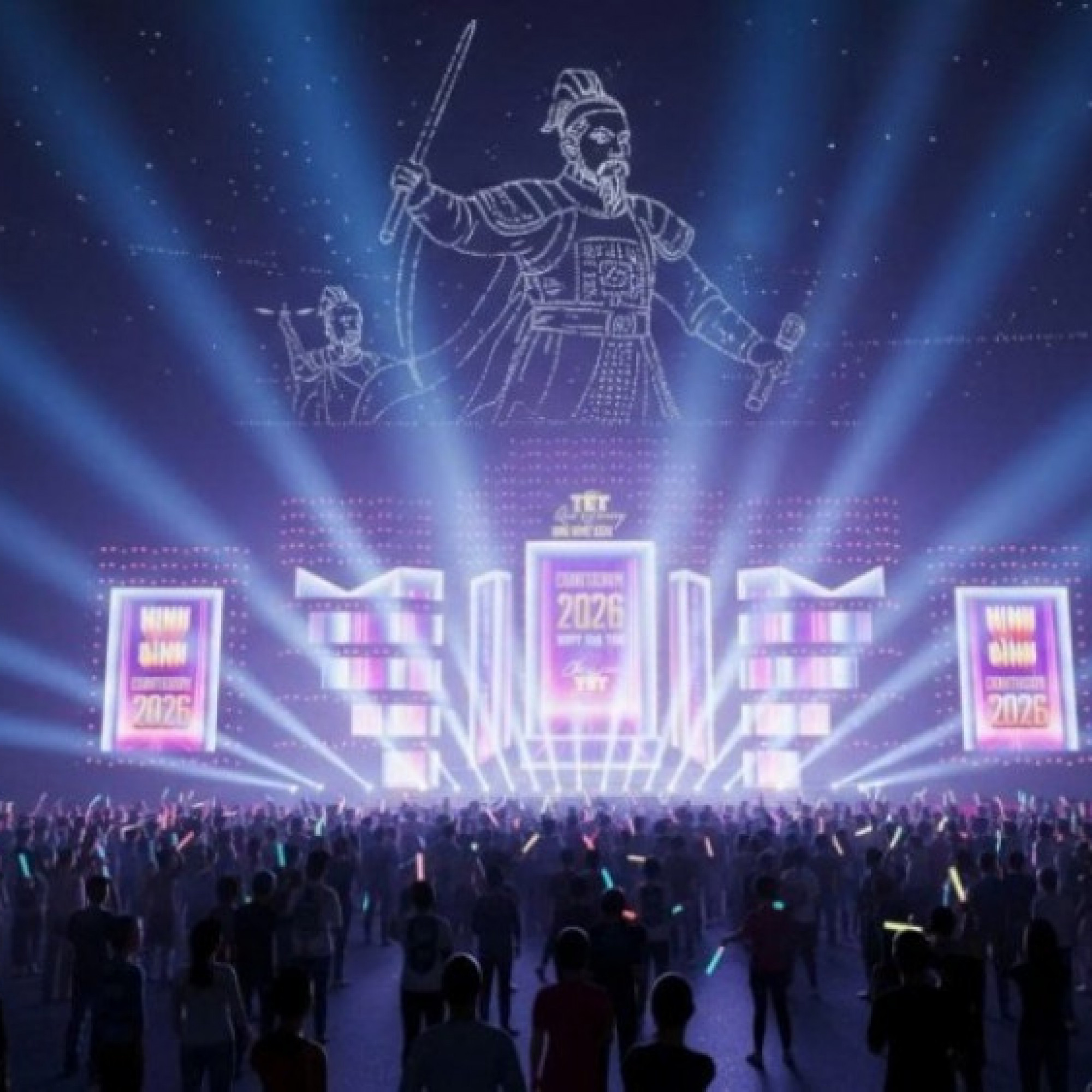  - Sun Group tài trợ Hà Nam (Ninh Bình) bắn pháo hoa chào đón năm mới 2026