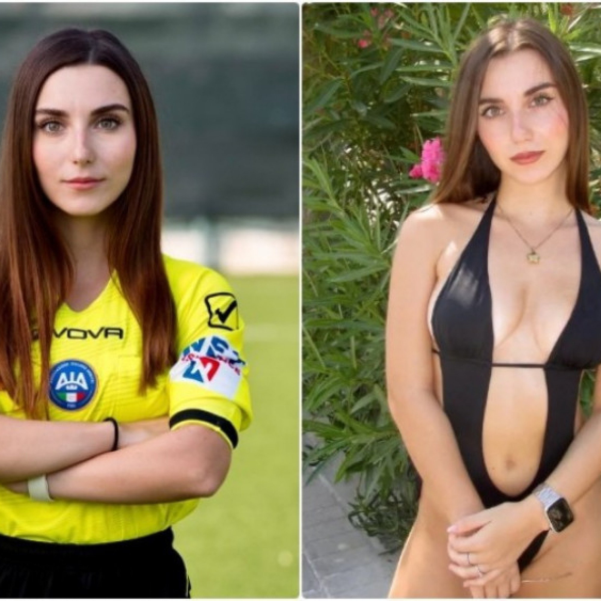  - Nữ trọng tài gây sốt bóng đá Ý: Sinh viên đại học đẹp như người mẫu