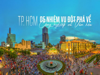  - TP.HCM và 5 nhóm nhiệm vụ đột phá về Công nghiệp Văn hóa