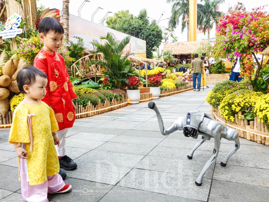 Linh khuyển công nghệ ‘xông đất’ Đường hoa xuân mở cửa sớm nhất TP.HCM - 2