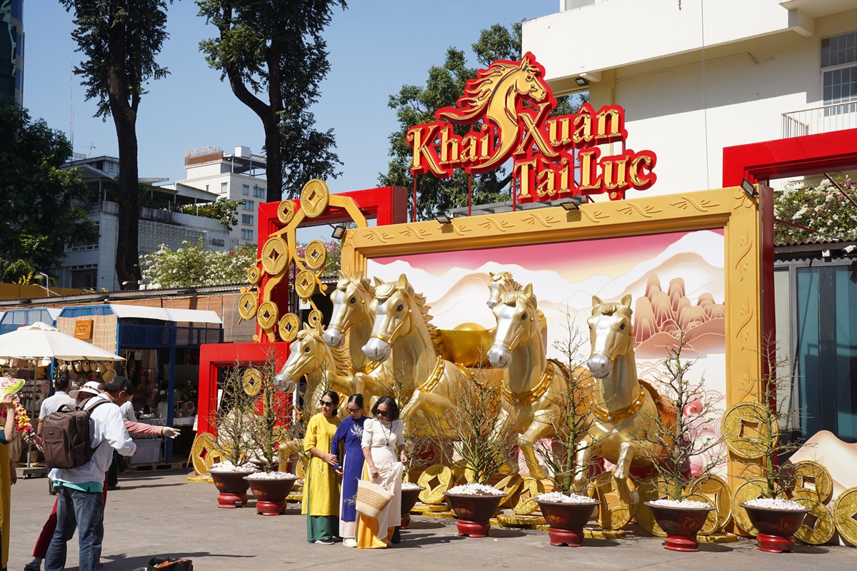 Mai vàng, vó ngựa và hồn Tết xưa giữa lòng TP.HCM - 9